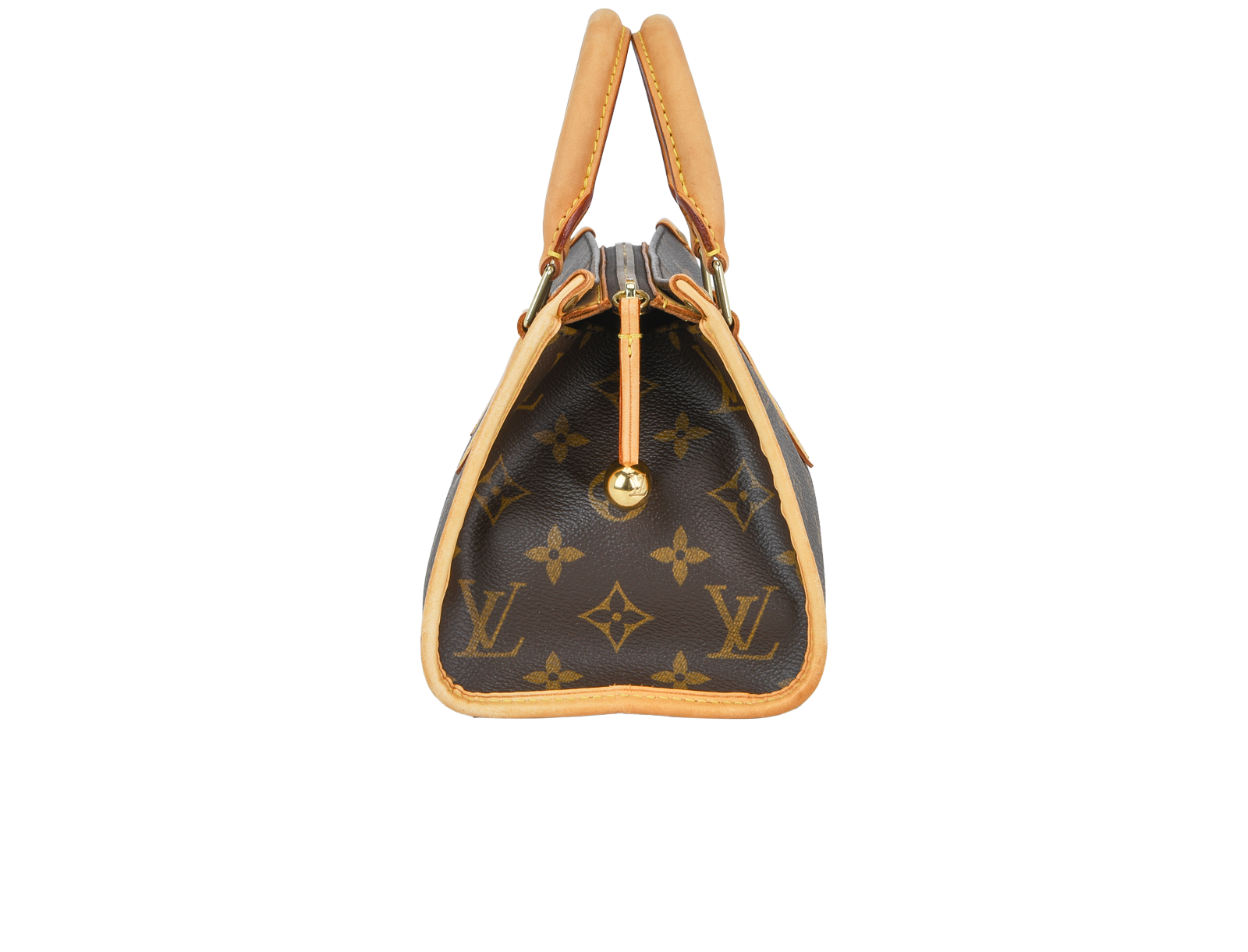 Popincourt, &pound;650, Handbags, Brown, Canvas, Side view